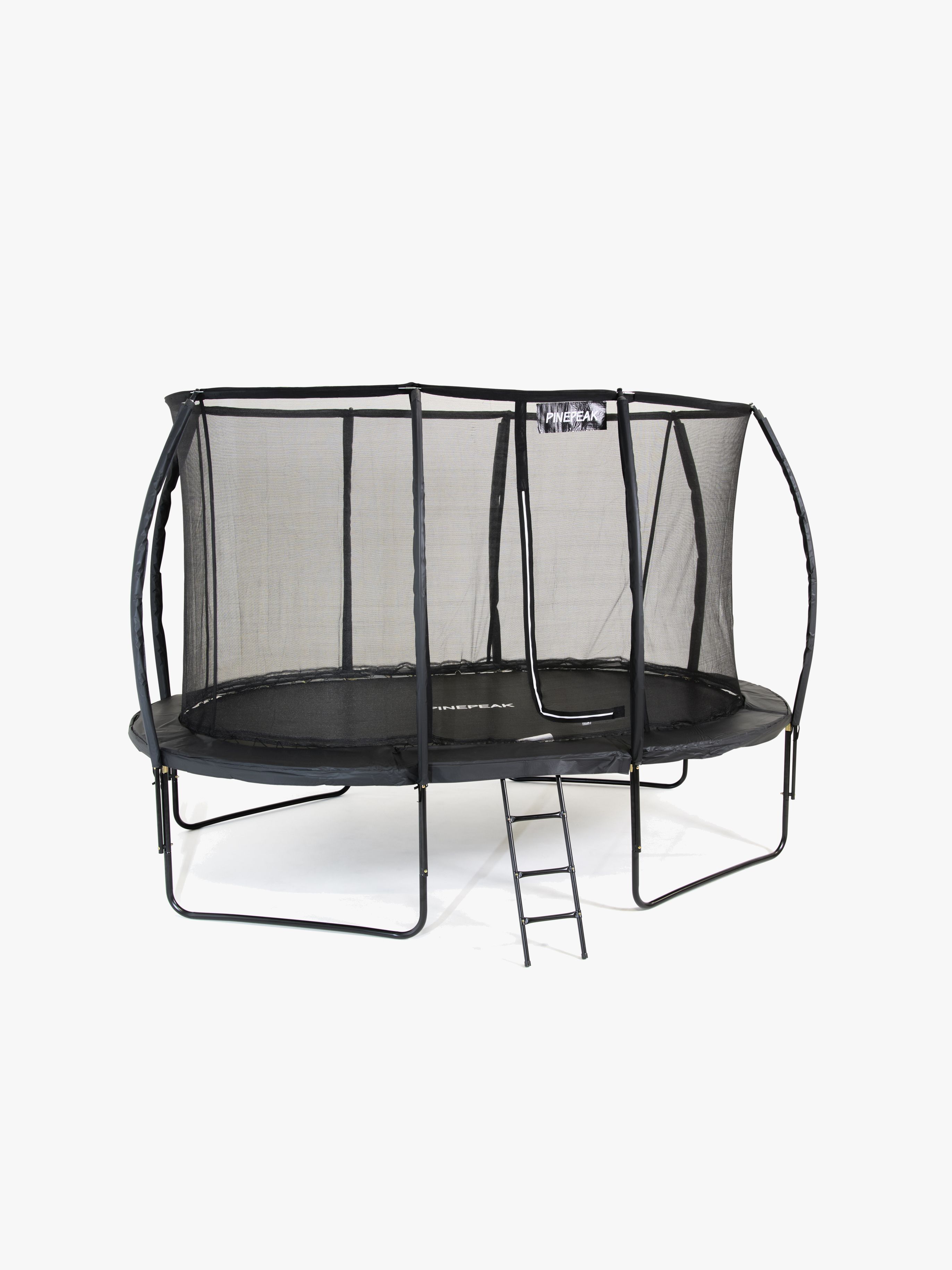 Pinepeak Trampolin inkl. Sikkerhedsnet 213x305 cm, Sort